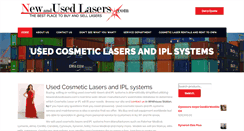 Desktop Screenshot of newandusedlasers.com